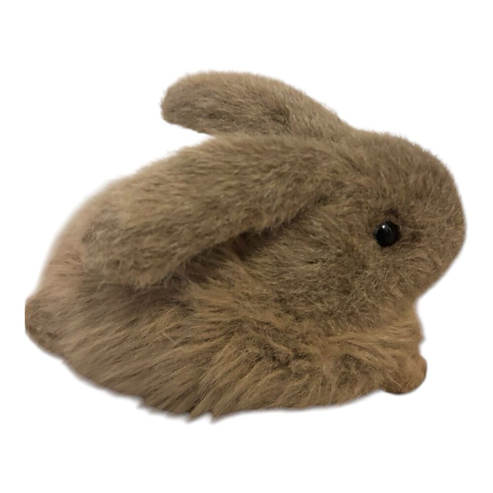Ty Classic Plush Lop Eared Bunny Rabbit Brown Fuzzy Stuffed Animal Toy 8" VTG